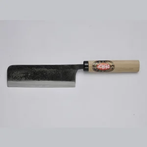 鉈包丁(両刃鋼付)木グリップ150